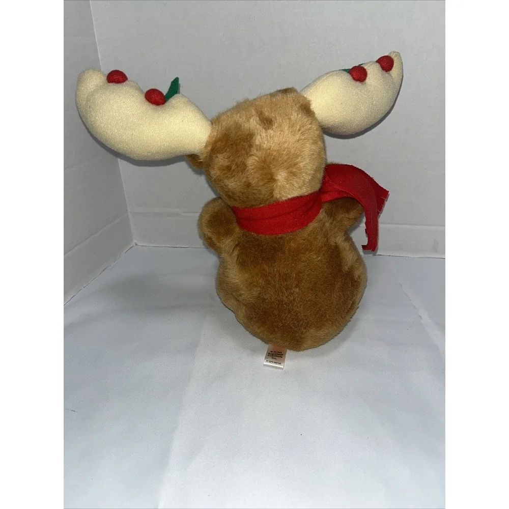 Sugar Loaf  Merry KISS Moose Brown‎ Plush Teddy Bear